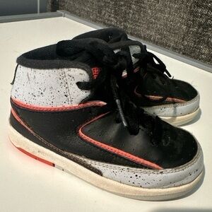 Nike Air Jordan 2 Retro Infrared Toddler Sneakers Size 7C shoes 395720-023